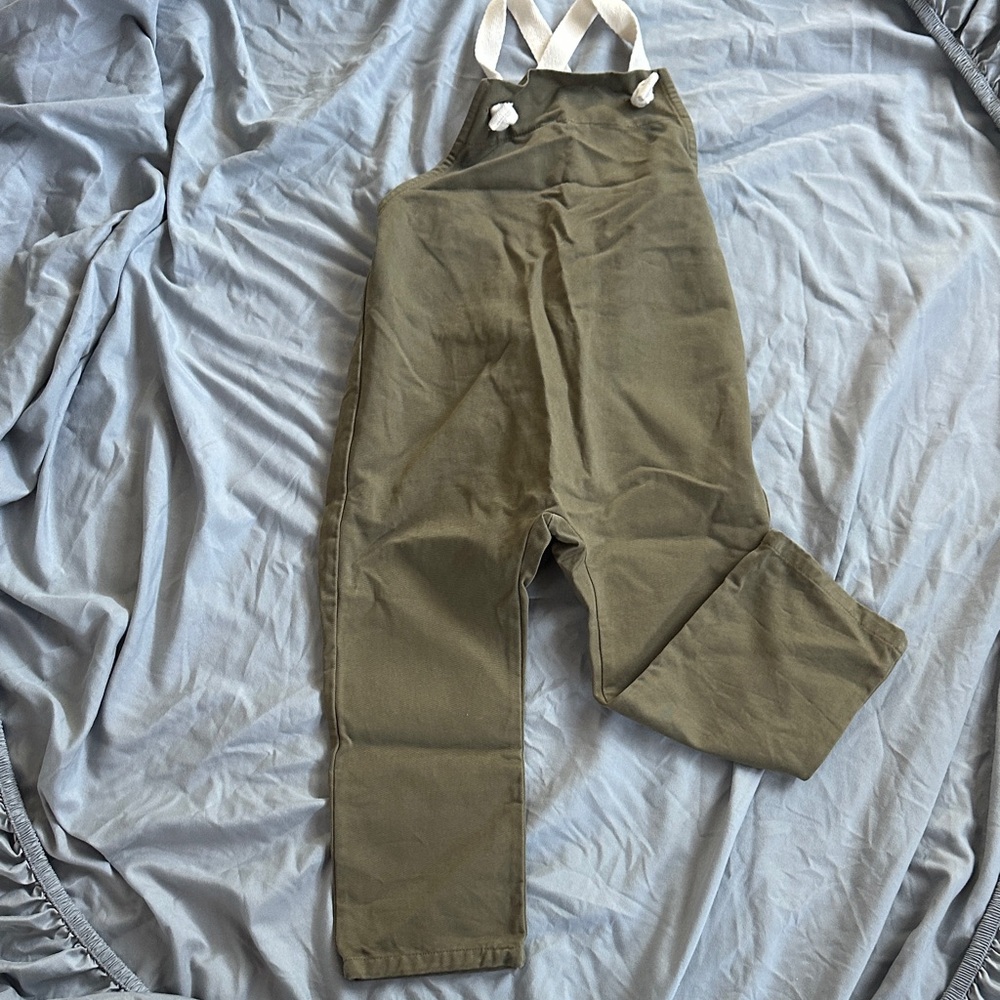 The Simple Folk The Workman kids overalls size 2-3yr.